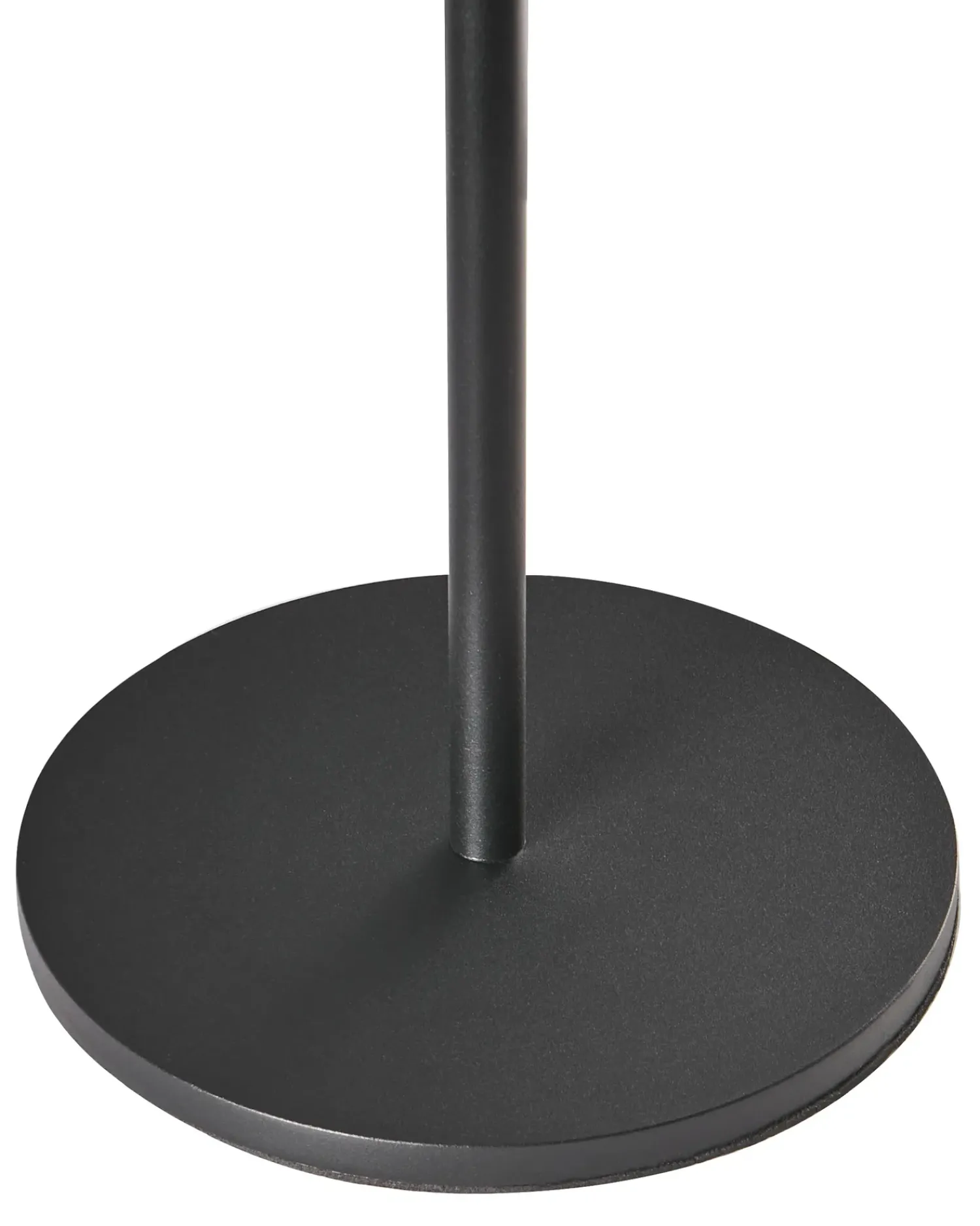 Beliani Lampada da tavolo senza fili a LED GUDER con dimmer Metallo Nero