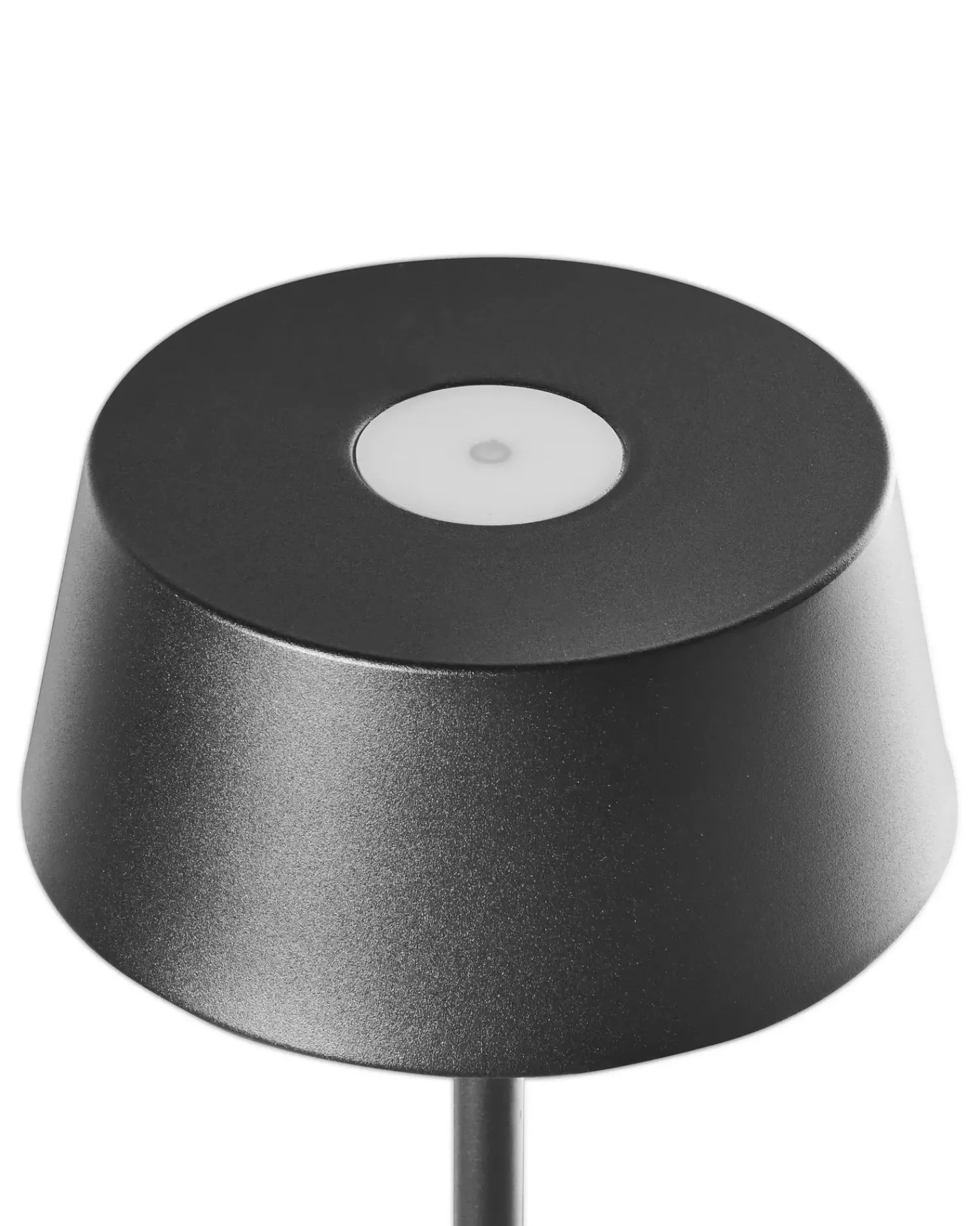 Beliani Lampada da tavolo senza fili a LED GUDER con dimmer Metallo Nero
