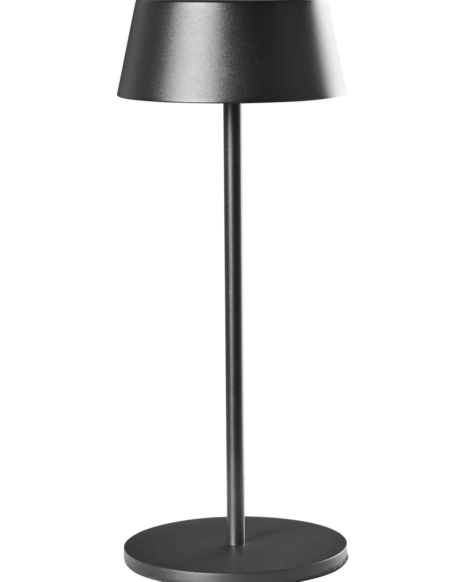 Beliani Lampada da tavolo senza fili a LED GUDER con dimmer Metallo Nero