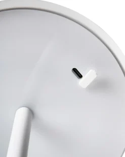 New Beliani Lampada da tavolo senza fili a LED FRANCOLI con dimmer Metallo Bianco