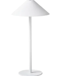 New Beliani Lampada da tavolo senza fili a LED FRANCOLI con dimmer Metallo Bianco