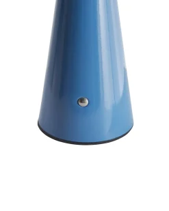 Sale Beliani Lampada da tavolo senza fili a LED APAYAO con dimmer Metallo Blu Argento Bianco Blu Nero