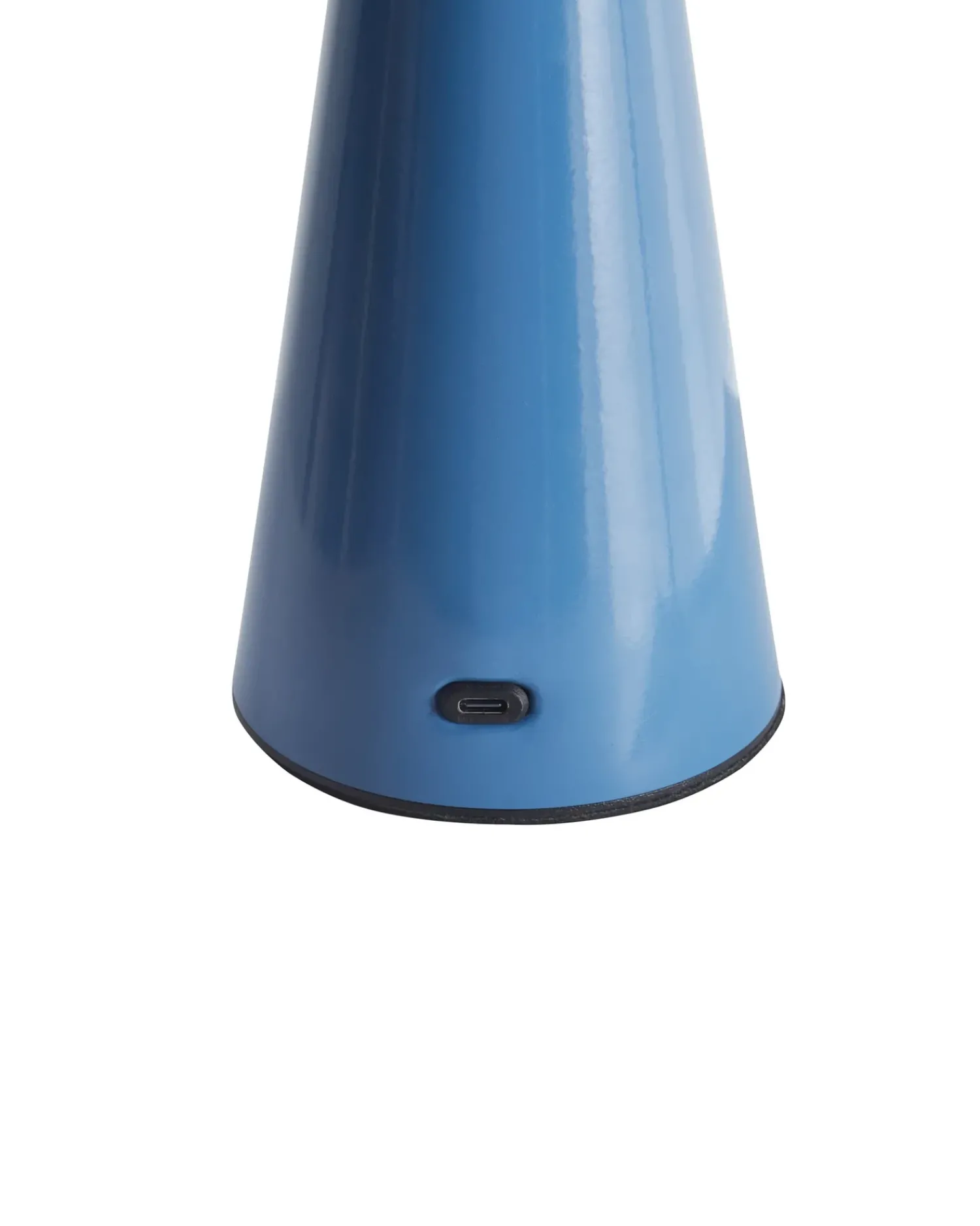 Sale Beliani Lampada da tavolo senza fili a LED APAYAO con dimmer Metallo Blu Argento Bianco Blu Nero