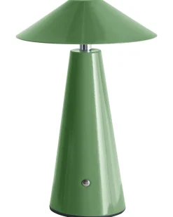Sale Beliani Lampada da tavolo senza fili a LED APAYAO con dimmer Metallo Verde Argento Bianco Nero Verde