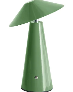 Sale Beliani Lampada da tavolo senza fili a LED APAYAO con dimmer Metallo Verde Argento Bianco Nero Verde