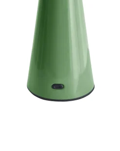 Sale Beliani Lampada da tavolo senza fili a LED APAYAO con dimmer Metallo Verde Argento Bianco Nero Verde