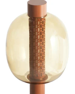 Sale Beliani Lampada da tavolo senza fili a LED PULANGI con dimmer Metallo Marrone