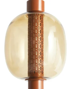 Sale Beliani Lampada da tavolo senza fili a LED PULANGI con dimmer Metallo Marrone