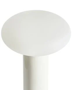 Clearance Beliani Lampada da tavolo senza fili a LED BUAYAN con dimmer Metallo Bianco Bianco Nero