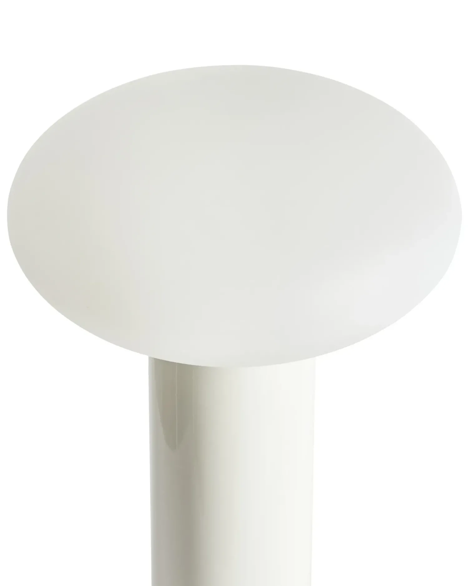 Clearance Beliani Lampada da tavolo senza fili a LED BUAYAN con dimmer Metallo Bianco Bianco Nero