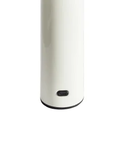 Clearance Beliani Lampada da tavolo senza fili a LED BUAYAN con dimmer Metallo Bianco Bianco Nero