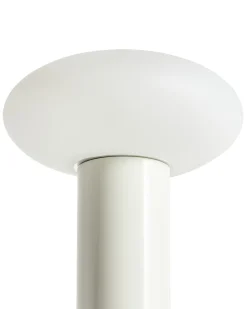 Clearance Beliani Lampada da tavolo senza fili a LED BUAYAN con dimmer Metallo Bianco Bianco Nero