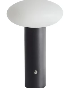 Discount Beliani Lampada da tavolo senza fili a LED BUAYAN con dimmer Metallo Nero Bianco Nero