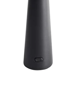 Best Beliani Lampada da tavolo senza fili a LED AGUSAN con dimmer Metallo Nero Bianco Nero