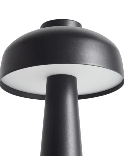 Best Beliani Lampada da tavolo senza fili a LED AGUSAN con dimmer Metallo Nero Bianco Nero