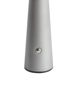 Online Beliani Lampada da tavolo senza fili a LED AGUSAN con dimmer Metallo Grigio Bianco Grigio Nero