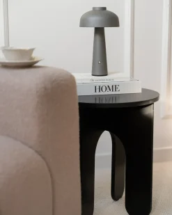 Online Beliani Lampada da tavolo senza fili a LED AGUSAN con dimmer Metallo Grigio Bianco Grigio Nero