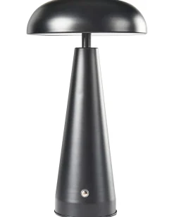 Outlet Beliani Lampada da tavolo senza fili a LED BOCONO con dimmer Metallo Nero