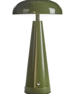 Sale Beliani Lampada da tavolo senza fili a LED BOCONO con dimmer Metallo Verde