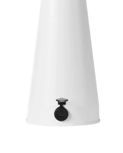 Discount Beliani Lampada da tavolo senza fili a LED BOCONO con dimmer Metallo Bianco