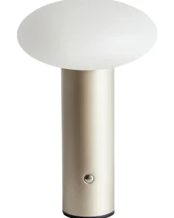 Online Beliani Lampada da tavolo senza fili a LED BUAYAN con dimmer Metallo Oro Bianco Oro