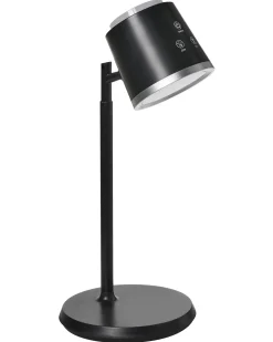Clearance Beliani Lampada da tavolo senza fili a LED LIBRA con dimmer Nero