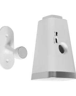 Outlet Beliani Lampada da tavolo senza fili a LED MUSCA con dimmer Bianco