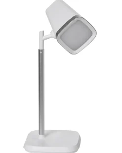 Outlet Beliani Lampada da tavolo senza fili a LED MUSCA con dimmer Bianco
