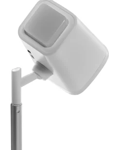 Outlet Beliani Lampada da tavolo senza fili a LED MUSCA con dimmer Bianco