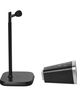 Discount Beliani Lampada da tavolo senza fili a LED MUSCA con dimmer Nero