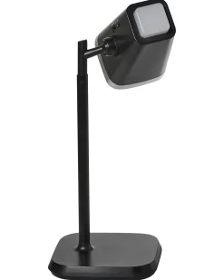 Discount Beliani Lampada da tavolo senza fili a LED MUSCA con dimmer Nero