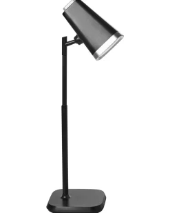 Discount Beliani Lampada da tavolo senza fili a LED MUSCA con dimmer Nero