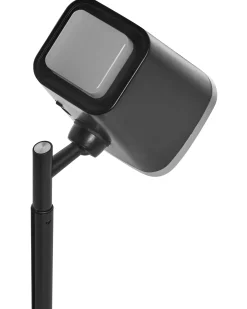Discount Beliani Lampada da tavolo senza fili a LED MUSCA con dimmer Nero