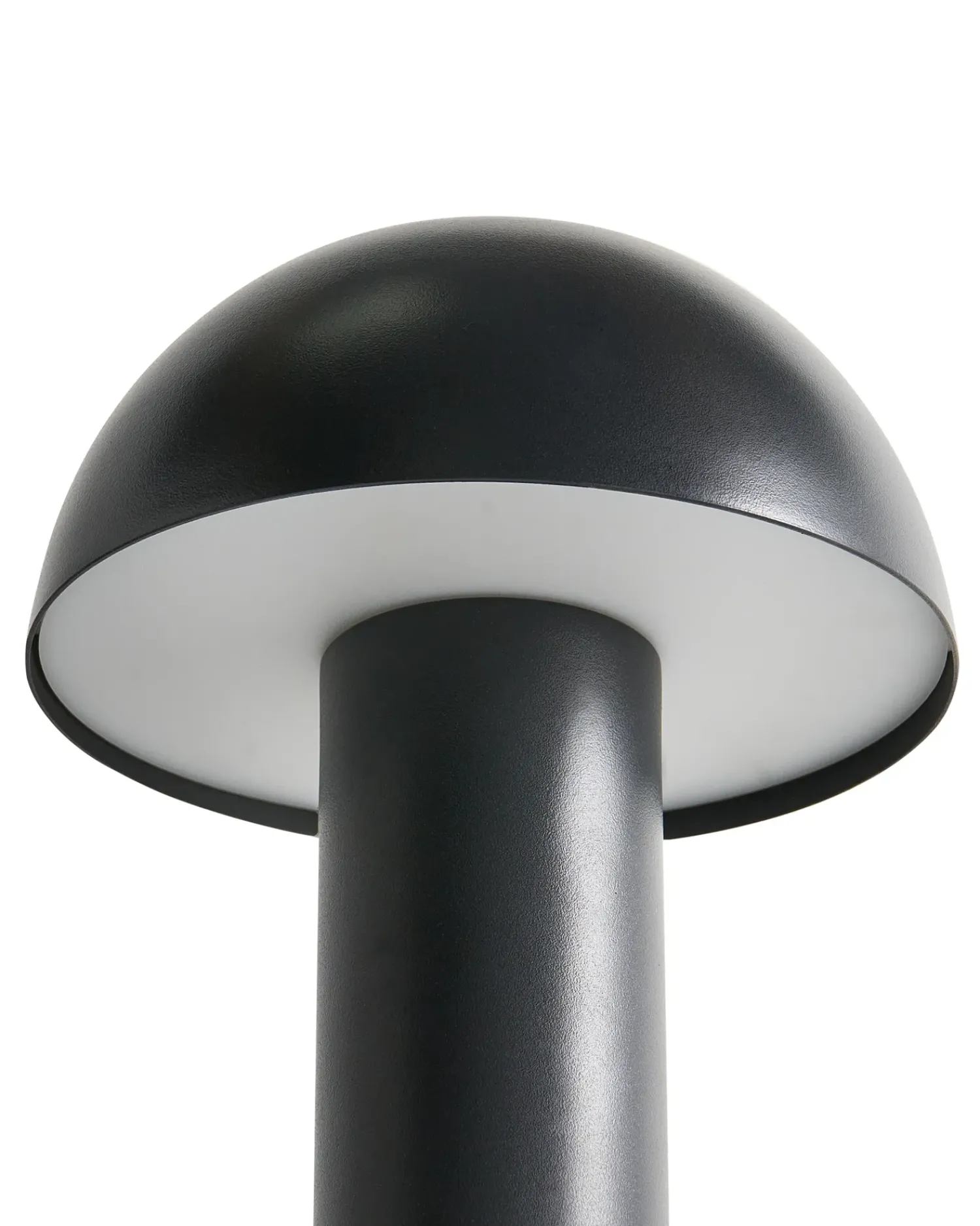 Beliani Lampada da tavolo senza fili a LED BOJO con dimmer Metallo Nero