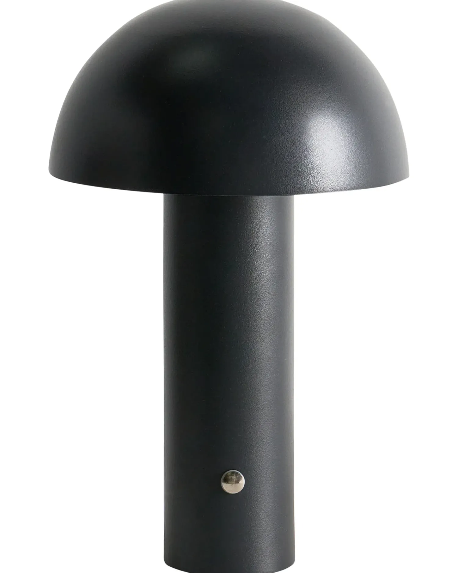 Beliani Lampada da tavolo senza fili a LED BOJO con dimmer Metallo Nero