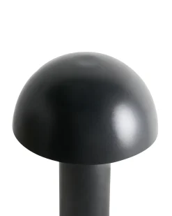 Beliani Lampada da tavolo senza fili a LED BOJO con dimmer Metallo Nero