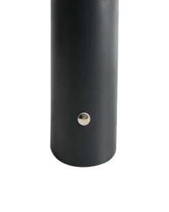 Beliani Lampada da tavolo senza fili a LED BOJO con dimmer Metallo Nero