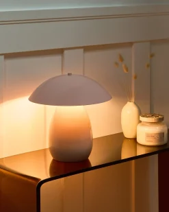 Hot Beliani Lampada da tavolo SIGI Metallo pastello Rosa