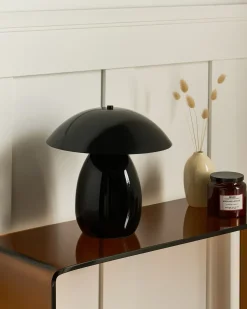 Sale Beliani Lampada da tavolo SIGI Metallo Nero