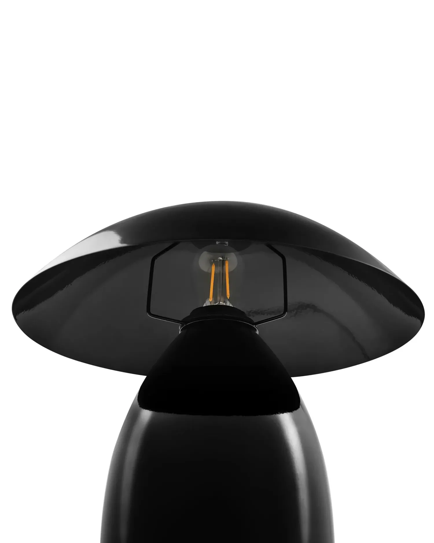 Sale Beliani Lampada da tavolo SIGI Metallo Nero