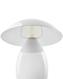 Online Beliani Lampada da tavolo SIGI Metallo Bianco