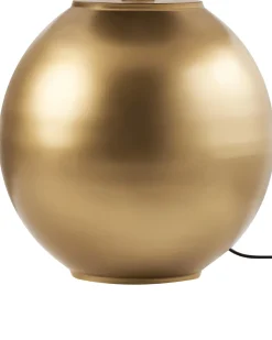 Best Beliani Lampada da tavolo SOBRAMATI Metallo Ottone Beige Ottone
