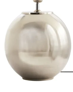 Beliani Lampada da tavolo SOBRAMATI Metallo Argento Argento Nero