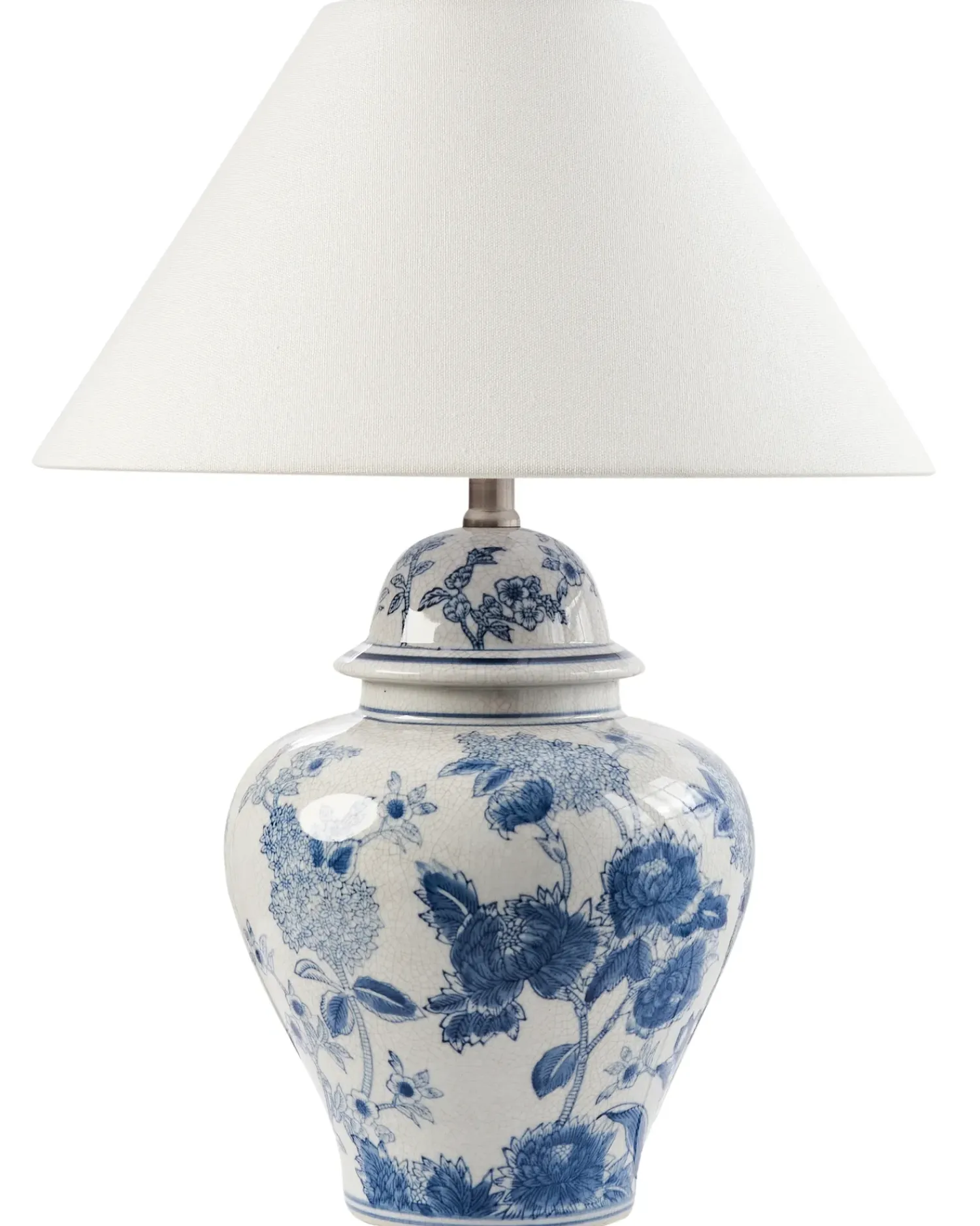 Online Beliani Lampada da tavolo SORRAIA Porcellana Bianco/Blu Bianco Blu