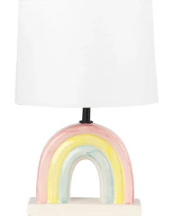 Clearance Beliani Lampada da tavolo TITNA Ceramica Multicolore Bianco Multicolore