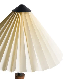 New Beliani Lampada da tavolo TOJSAN Carta Beige Beige Marrone