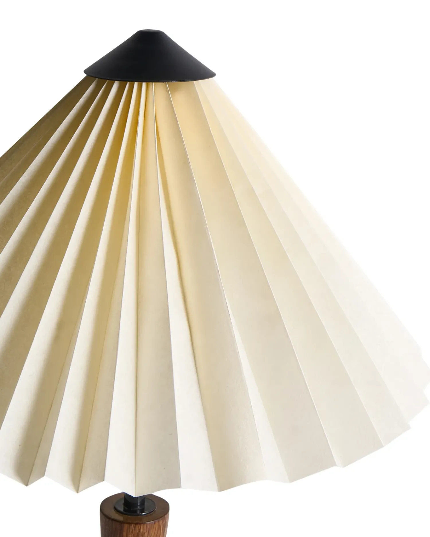 New Beliani Lampada da tavolo TOJSAN Carta Beige Beige Marrone