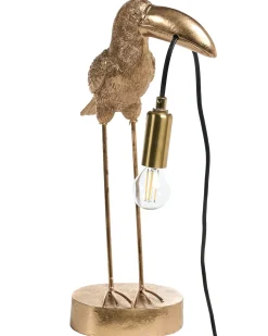 Best Beliani Lampada da tavolo Tucano ARACARI Oro Ottone Oro