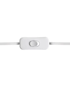 Beliani Lampada da tavolo TULUN Beige Beige Bianco