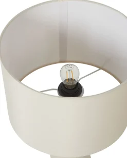 Beliani Lampada da tavolo VILAR Ceramica Beige